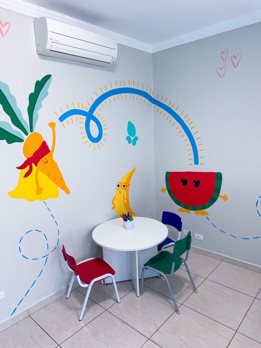 Sala de atividades lúdicas